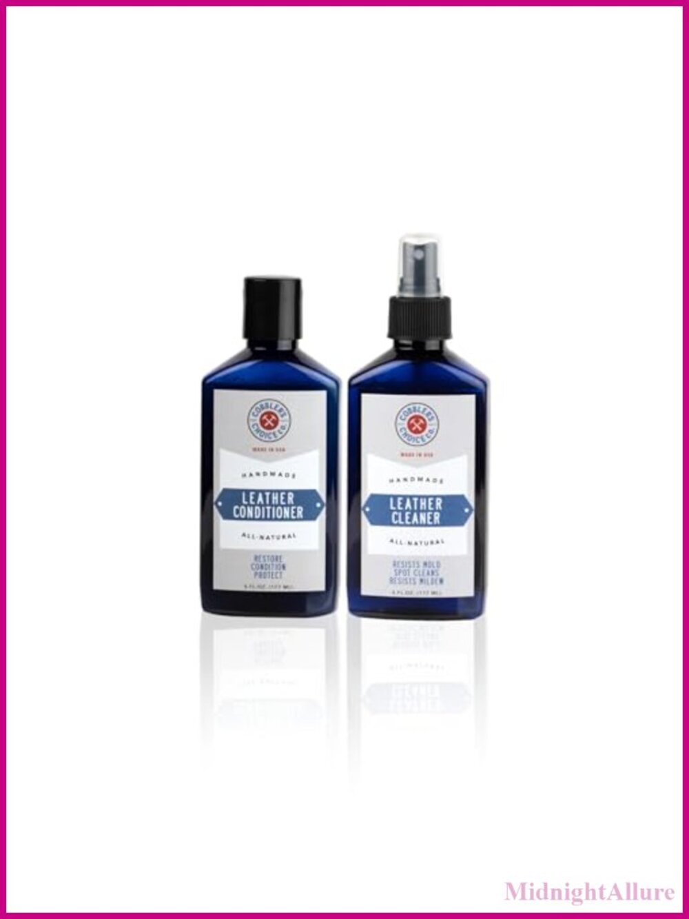 Cobbler's Choice Leather Cleaner & Conditioner Shoe & Boot Care Duo